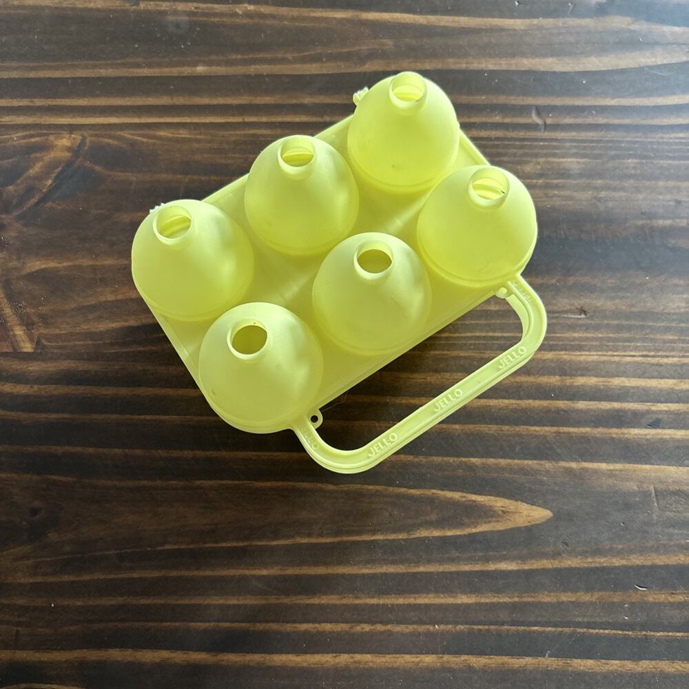 Vintage Yellow Jell-O Easter Egg Mold Jello
